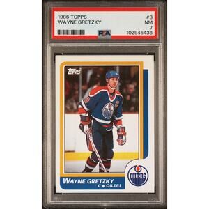 1986 Topps #3 Wayne Gretzky PSA 7